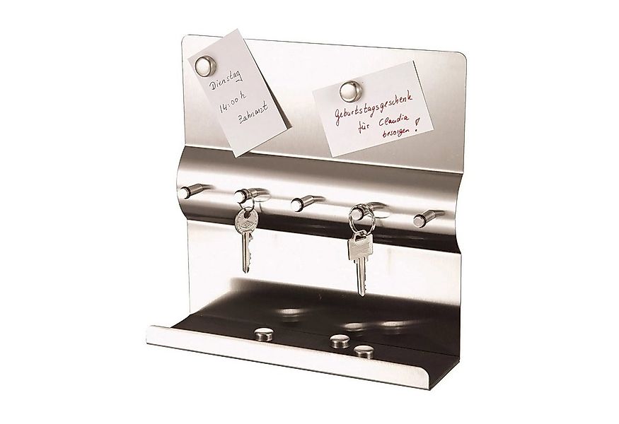 Inn.Furn Schlüsselbrett Axentia, (Bord aus Edelstahl mit Magneten und Ablag günstig online kaufen