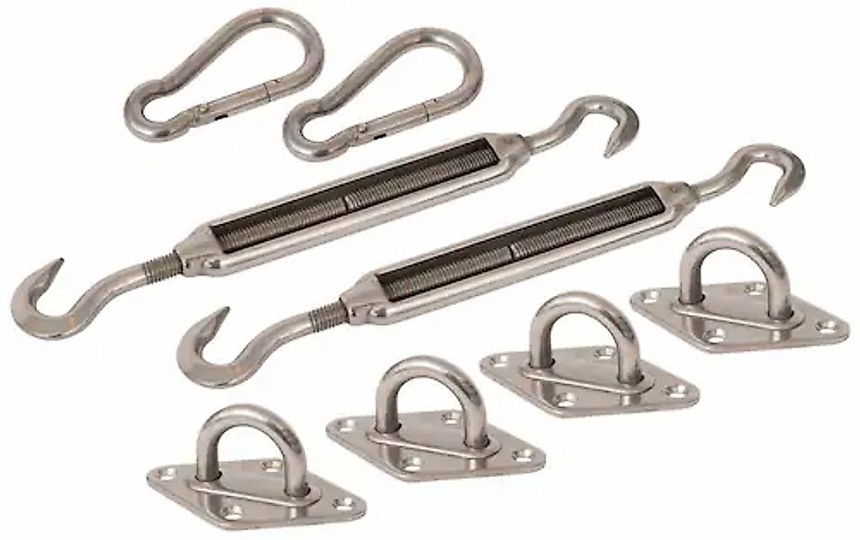 Windhager Seilspanngarnitur Zubehör-Set zur Befestigung von Sonnensegeln günstig online kaufen