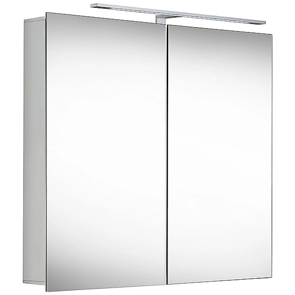 Megabad Profi Collection LED Spiegelschrank S80 Alu 100 günstig online kaufen