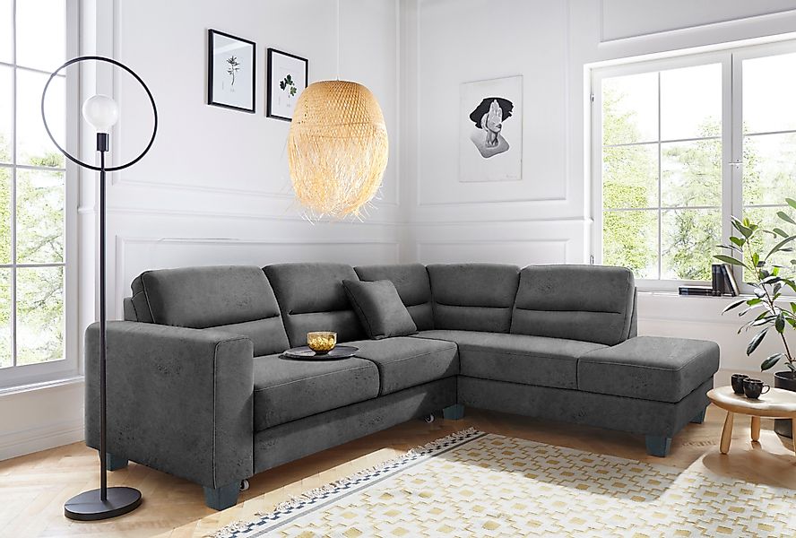 TRENDMANUFAKTUR Ecksofa Chamber, zeitlos und modern, günstig online kaufen