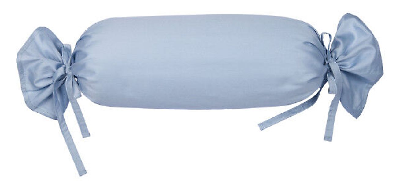 Janine Janine Mako-Satin Bettwäsche Colors 31001 perlblau Größe:  15x40 cm günstig online kaufen