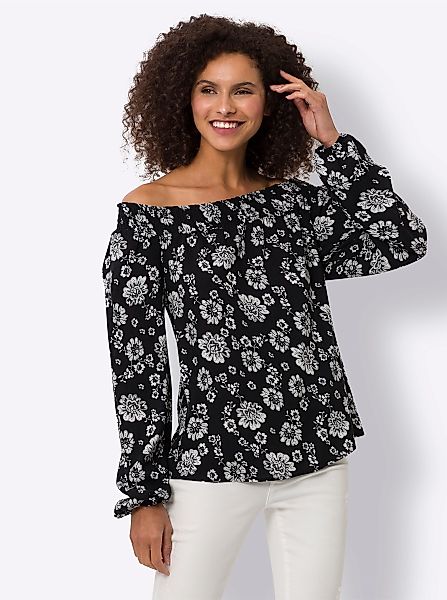 heine Klassische Bluse Druckbluse günstig online kaufen