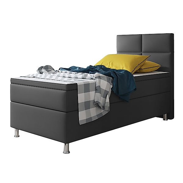 inter Boxspringbett Miami 90x200 cm inkl. Topper mit 7 Zonen Taschenfederke günstig online kaufen