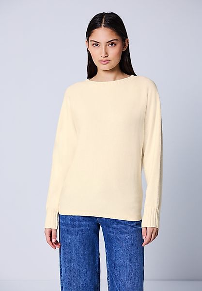 STREET ONE STUDIO Strickpullover mit U-Boot-Ausschnitt günstig online kaufen