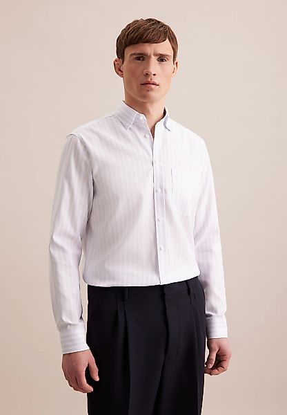 seidensticker Businesshemd "Regular", Regular 1/1 Button-Down-Kragen Streif günstig online kaufen