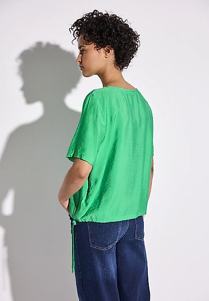 STREET ONE Klassische Bluse, mit Tunnelzug am Saum günstig online kaufen