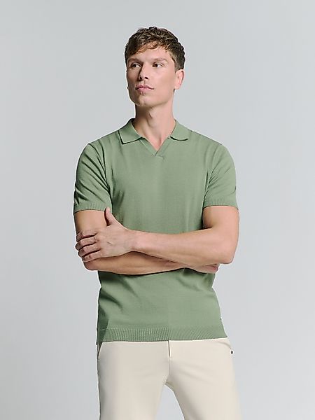 NO EXCESS T-Shirt "No Excess Poloshirt mit kurzen Ärmeln" günstig online kaufen