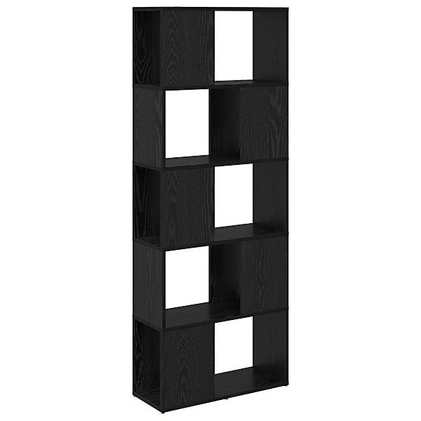 vidaXL TV-Schrank Bücherregal Schwarze Eiche Holzmaterial 60 x 24 x 155 cm günstig online kaufen
