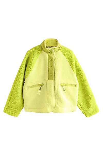 Next Fleecejacke Jacke aus Teddyfell-Fleece mit Druckknöpfen (1-St) günstig online kaufen