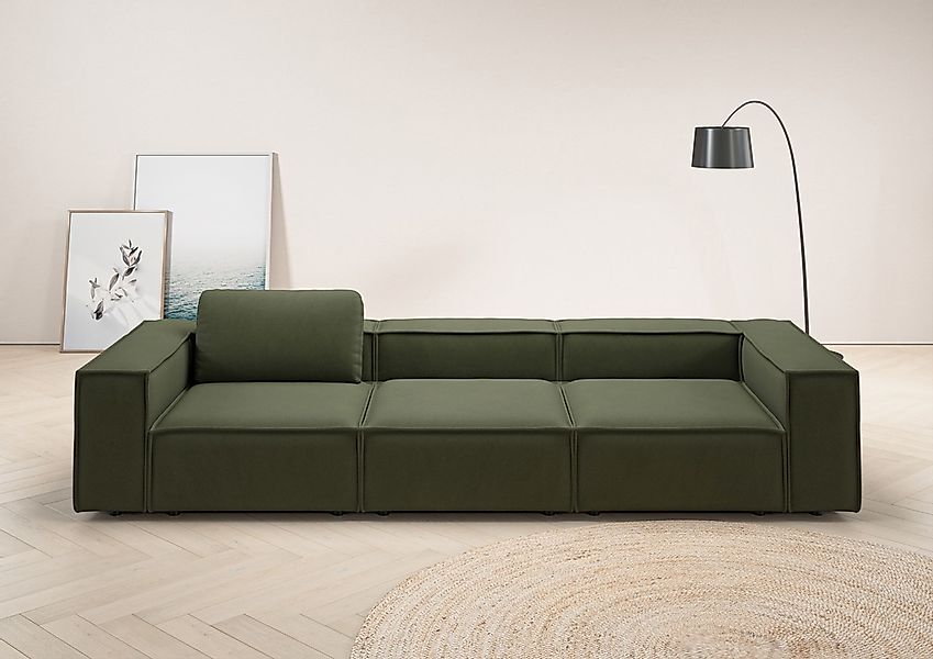 Home affaire 3,5-Sitzer "Watertown, modernes Big-Sofa XXL, 336 cm Breite, a günstig online kaufen