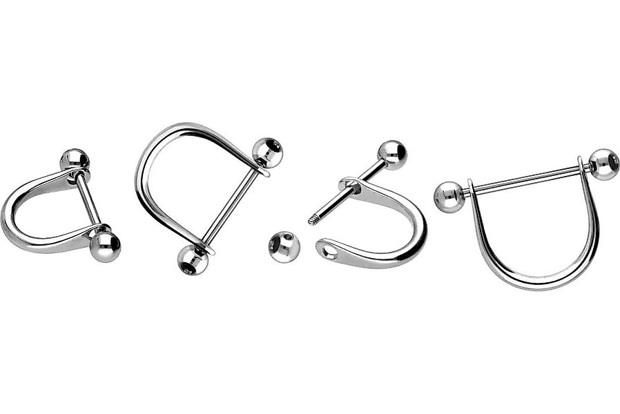 PIERCINGLINE Brustwarzenpiercing Chirurgenstahl Brustbügel (Barbells, 1-tlg günstig online kaufen