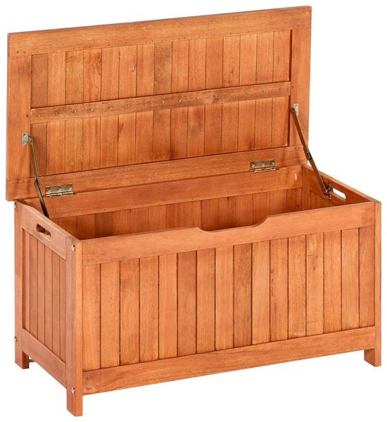 Merxx Kissenbox Eukalyptusholz 88 x 45 x 46 cm günstig online kaufen