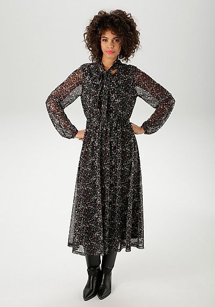Aniston CASUAL Blusenkleid mit farbenfrohen Blümchen bedruckt günstig online kaufen