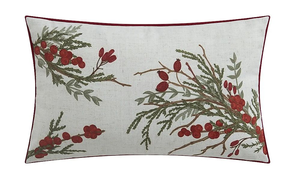 Kissen  Zweige und Beeren ¦ rot ¦ Maße (cm): B: 30 Weihnachten - Höffner günstig online kaufen