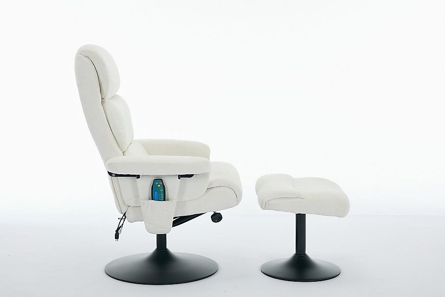 REDOM Massagesessel Relaxliege mit Fußhocker (Relaxsessel mit 5-Punkte-Mass günstig online kaufen