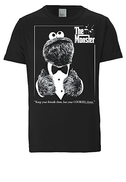 LOGOSHIRT T-Shirt Sesamstrasse – Krümelmonster Pate mit lizenziertem Print günstig online kaufen