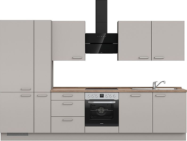 nobilia Küchenzeile ""Touch II"" vormontiert, Ausrichtung wählbar, Breite 3 günstig online kaufen