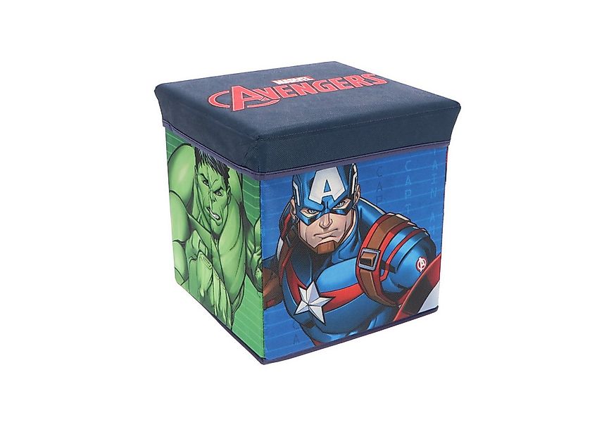 The AVENGERS Aufbewahrungsbox Aufbewahrungsbox mit Sitz Stuhl 30x30x30 cm f günstig online kaufen