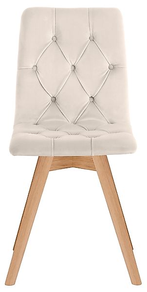 andas Esszimmerstuhl »Rania«, (Set), 2 St., Samtoptik, im 2er/4er/6er Set, günstig online kaufen