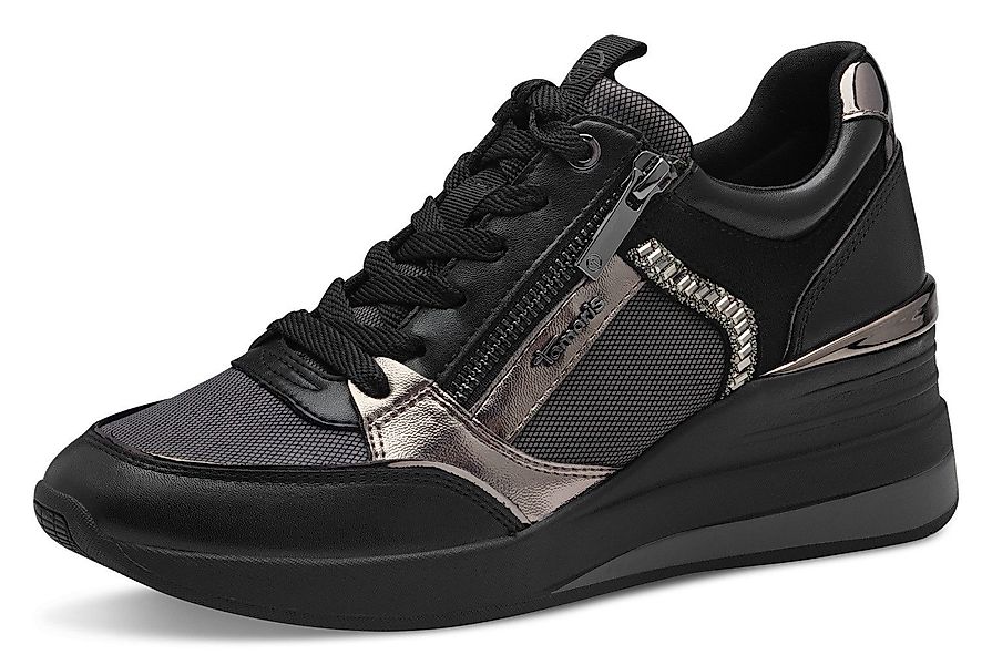 Tamaris Keilsneaker, Freizeitschuh, Halbschuh, Schnürschuh mit günstig online kaufen