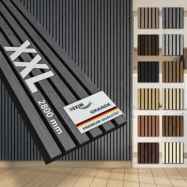 Hexim Wandpaneel, (Akustikpaneele 280x30cm Holzpaneele Grande günstig online kaufen