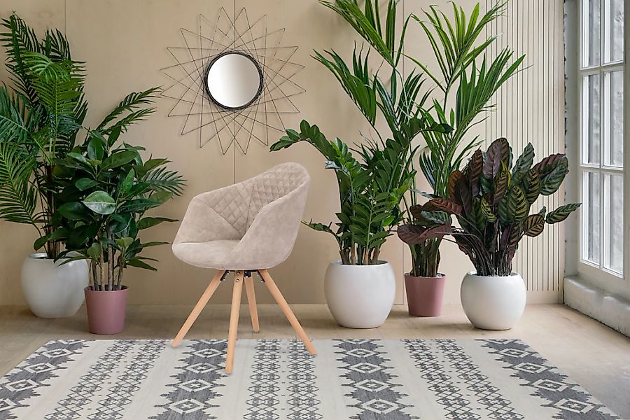 Kayoom Polsterstuhl "Stuhl Chadwick 110 2er-Set, stilvolles Design, in Natu günstig online kaufen