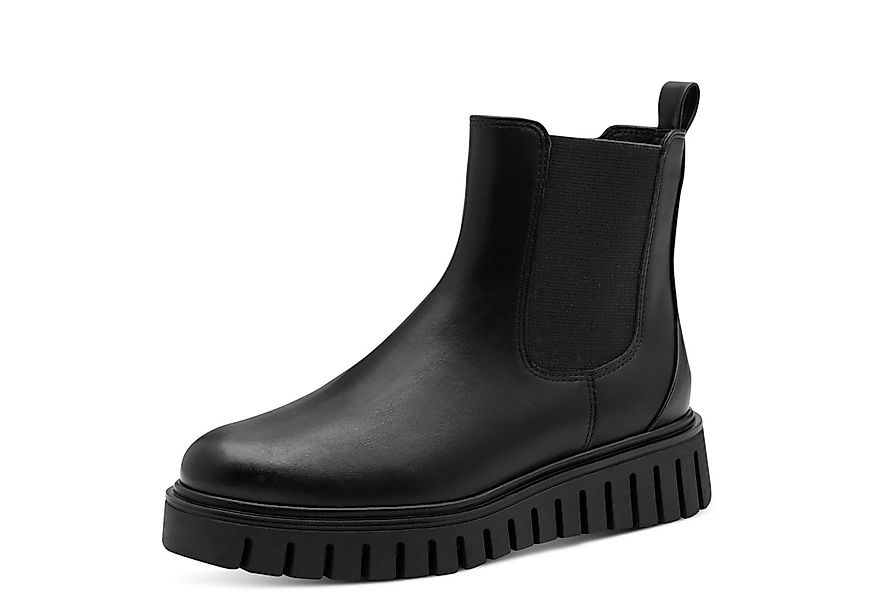 MARCO TOZZI Chelseaboots, Keilsabsatz, Plateau, Stiefelette mit Feel Me-Aus günstig online kaufen