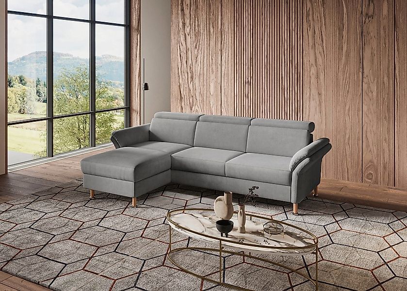 Home affaire Ecksofa "Calypso L-Form", mit motorischen Funktionen im Sofa u günstig online kaufen