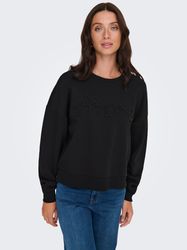 ONLY Sweatshirt ONLJENNA L/S O-NECK EMB. günstig online kaufen