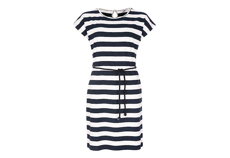 modAS Shirtkleid Damen Kurzarm-Kleid mit Blockstreifen - Streifenkleid mit günstig online kaufen