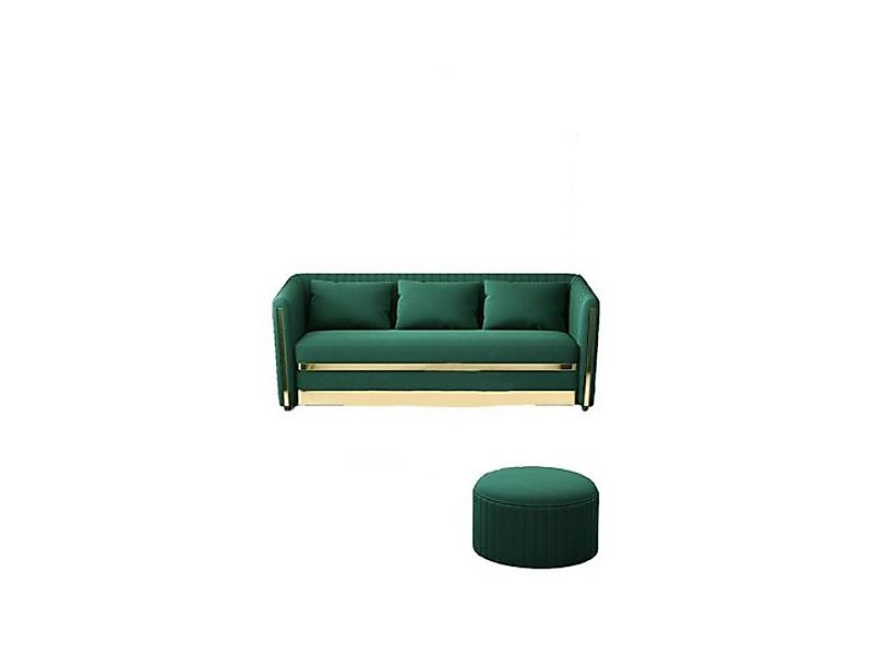 Xlmoebel Polstergarnitur Stoff-Sofa mit Polsterung, 3+1 Sitzer-Garnitur, Co günstig online kaufen