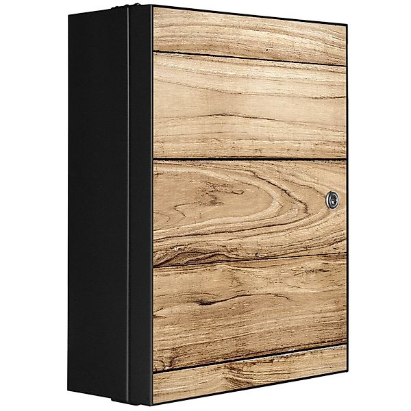 Banjado XXL Medizinschrank Abschliessbar 35x46x15cm Arzneischrank Anthrazit günstig online kaufen