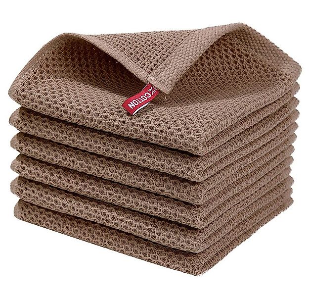Coonoor Geschirrtuch 34 x 34 cm,Waffle Square Rag Geschirrhandtücher, (4-tl günstig online kaufen