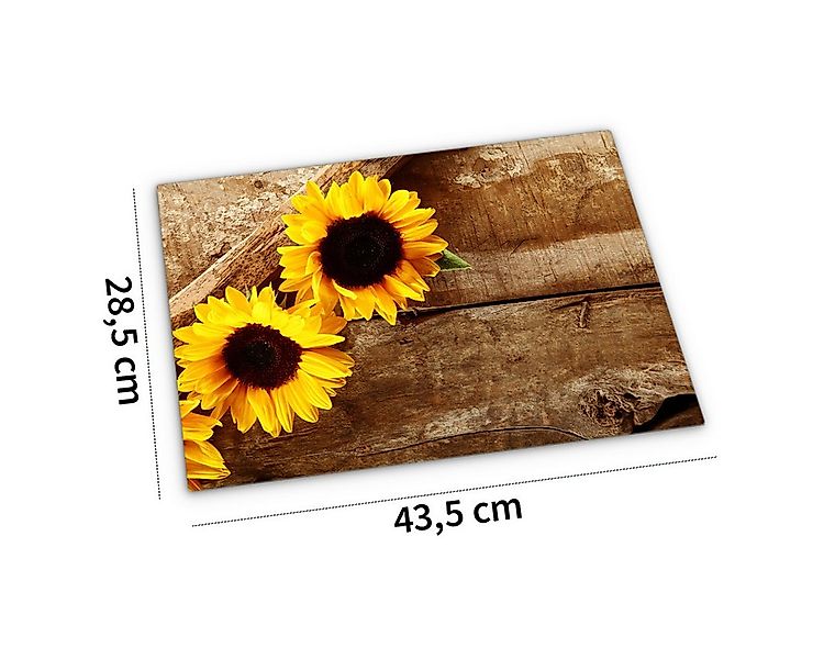 matches21 HOME & HOBBY Platzset Abwaschbare Tischsets 6er Set Sommer Sonnen günstig online kaufen