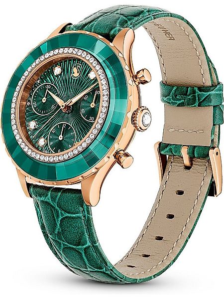 Swarovski Chronograph Swarovski Damen-Uhren Analog Quarz günstig online kaufen