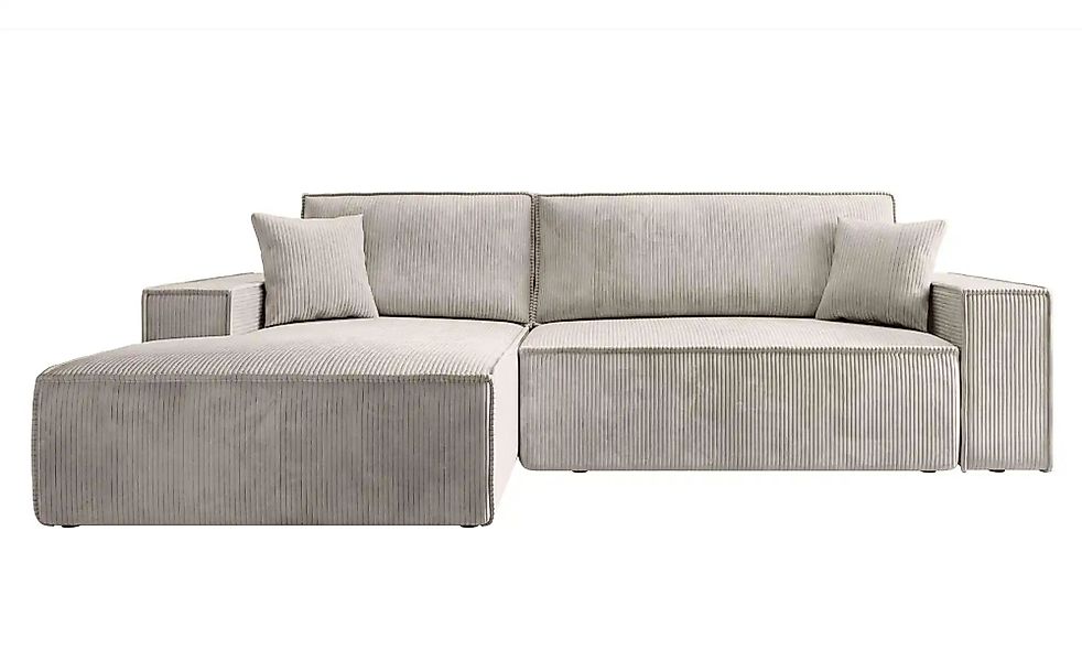 Ecksofa mit Schlaffunktion Farese  ¦ creme ¦ Maße (cm): B: 267 H: 85 Polste günstig online kaufen