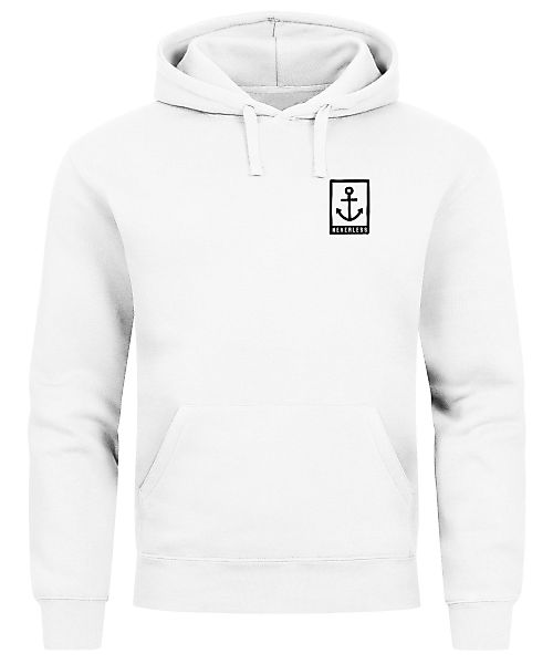 Neverless Hoodie Hoodie Herren Anker Logo günstig online kaufen