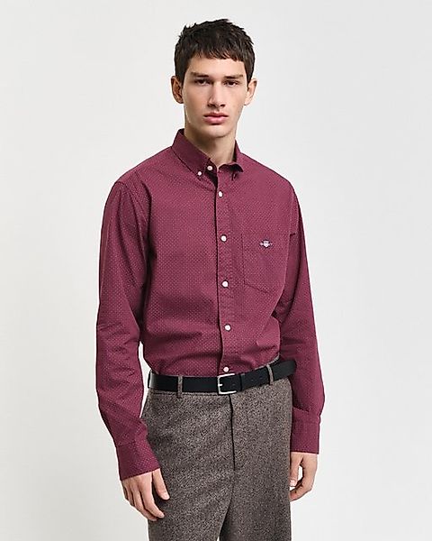 Gant Langarmhemd REG MICRO PRINT SHIRT mit einem dezenten, durchgehenden Mi günstig online kaufen