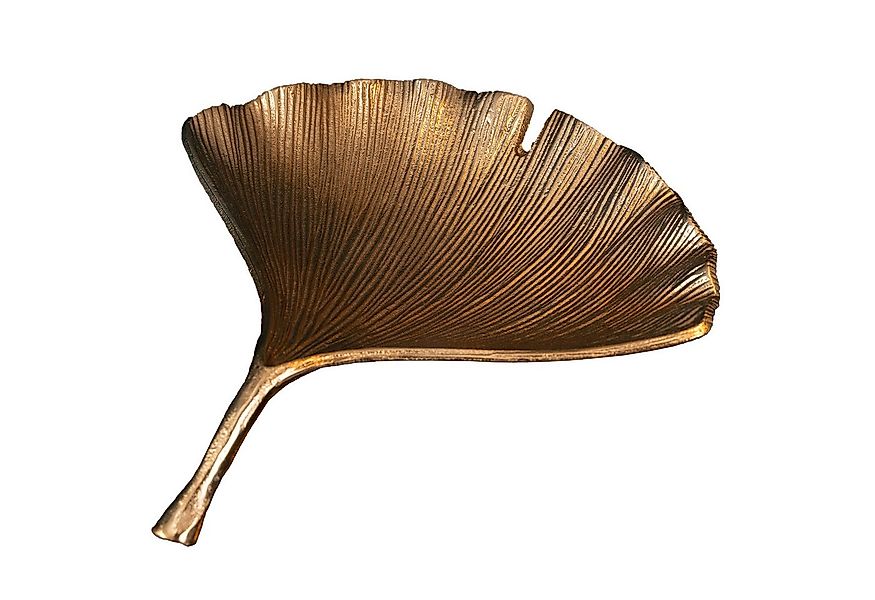 riess-ambiente Dekoschale GINKGO 33cm gold (Einzelartikel, 1 St), Wohnzimme günstig online kaufen