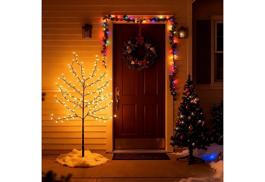CCLIFE LED Baum Led Lichterbaum Indoor Weihnachtsbaum, Kirschblütenbaum Lic günstig online kaufen