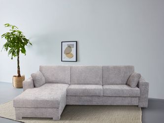 Home affaire Ecksofa "Roma "L" Dauerschlaffunktion, mit Unterfederung" Matr günstig online kaufen