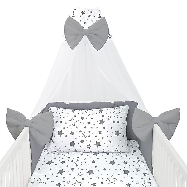 Amilian Babybettwäsche Komplett Set 7 teilig günstig online kaufen