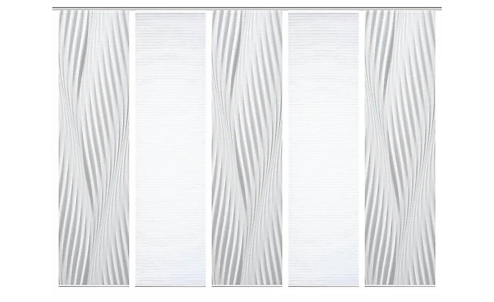 HOME in green Schiebegardine »NEVOLA« Paneelwagen 5 Stk. tlg. SET DIGITALDR günstig online kaufen