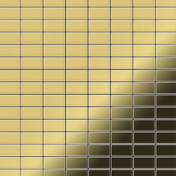 ALLOY Mosaik Fliese Massiv Metall Messing Gewalzt Gold 1,6mm Stark Bauhaus- günstig online kaufen