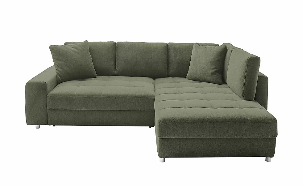 bobb Ecksofa  Arissa de Luxe ¦ grün ¦ Maße (cm): B: 265 H: 84 T: 215.0 Pols günstig online kaufen