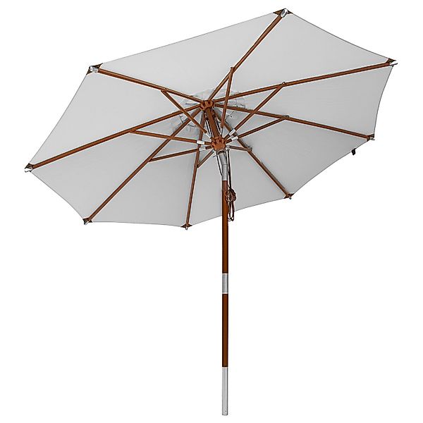 anndora-sonnenschirm Sonnenschirm 3m rund Knickbar Dreh-Kipp-Mechanismus, günstig online kaufen