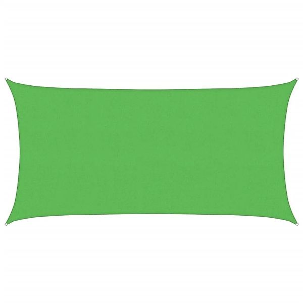 vidaXL Sonnensegel 160 g/m² Rechteckig Hellgrün 2x3,5 m HDPE 311283 günstig online kaufen