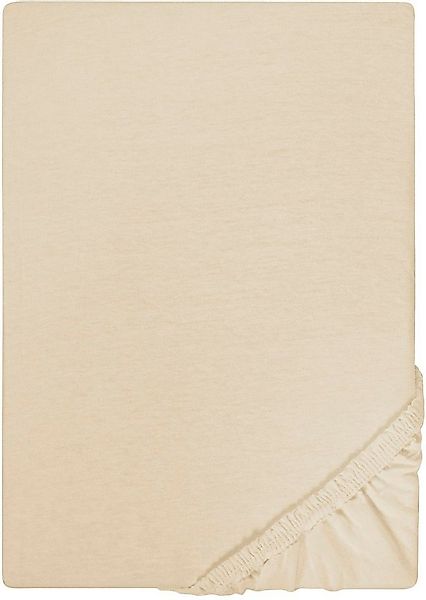 Biberna Spannbettlaken Leila, Jersey, Gummizug: rundum, (1 Stück), Bettlake günstig online kaufen