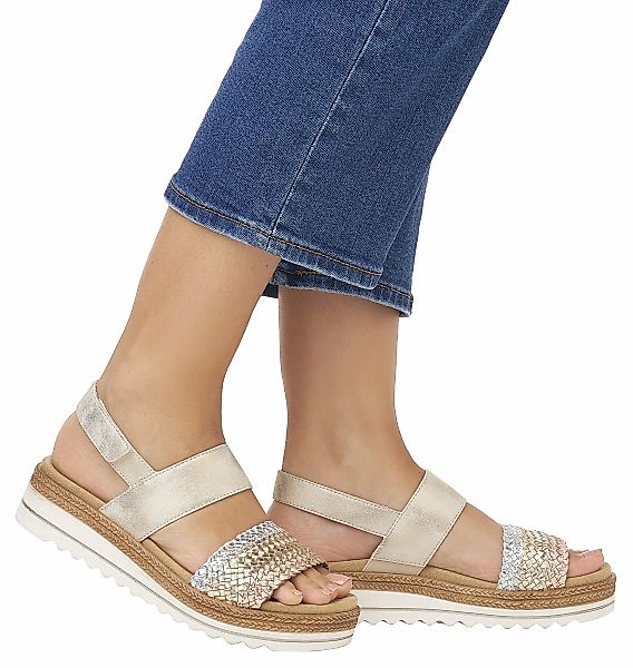 Remonte Keilsandalette "ELLE-Collection", Sommerschuh, Sandale, Keilabsatz, günstig online kaufen