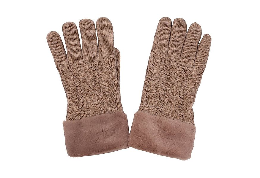 MIRROSI Strickhandschuhe Damen Handschuhe warm Weich, Einheitsgröße, durch günstig online kaufen